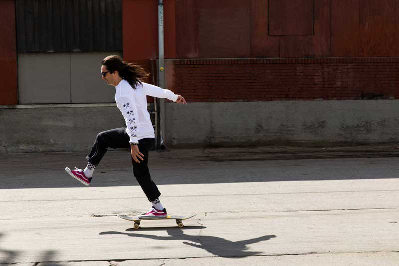 Tony Trujillo skating his Vans TNT Advanced Prototype.