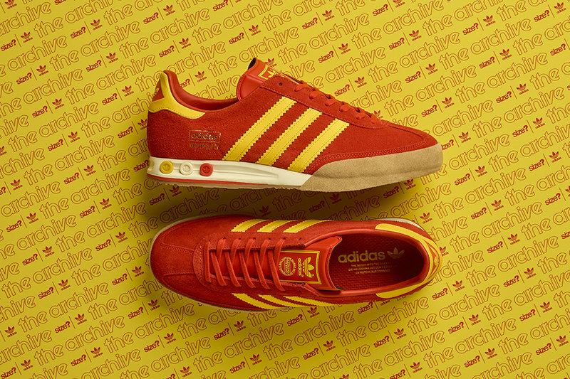 size? x adidas Kegler Super Red/Yellow