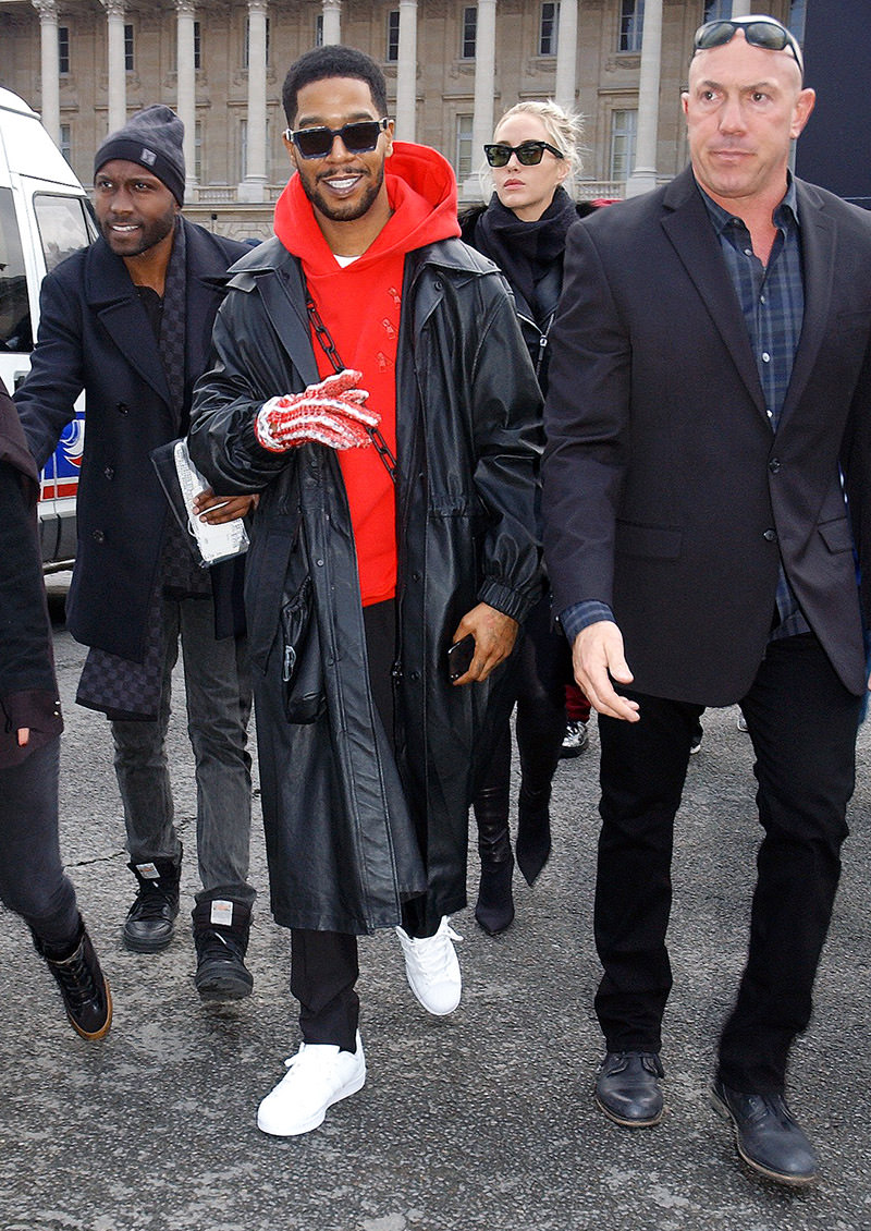 Kid Cudi at Louis Vuitton's Fall/Winter 2019 Presentation.