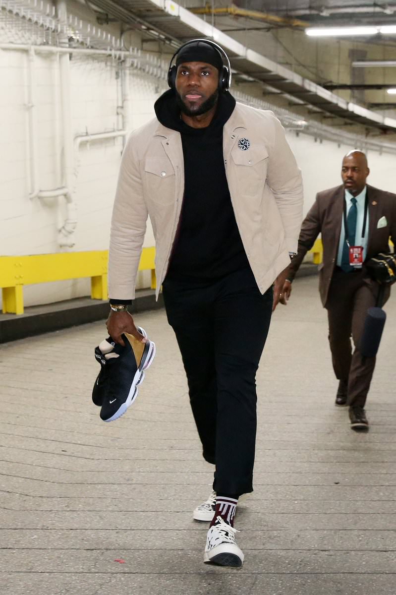 Lebron James in the Brain Dead x Converse One Star 