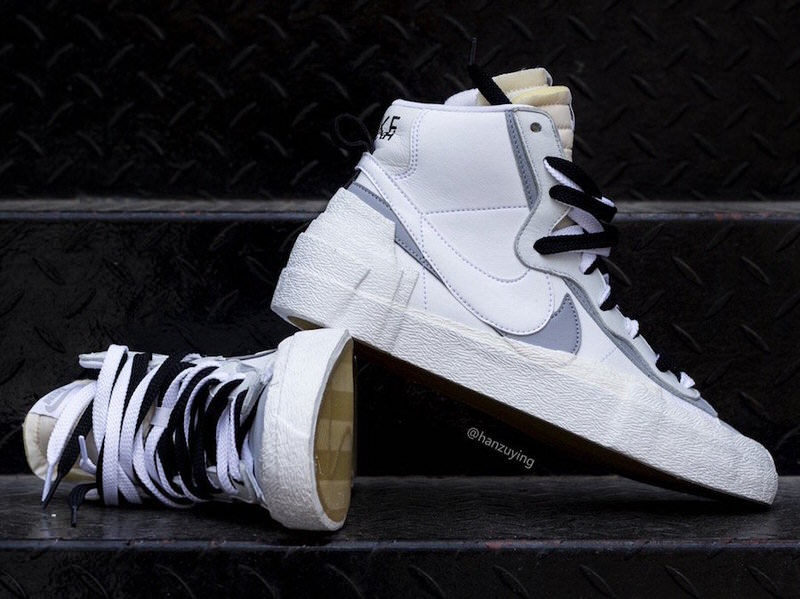 Sacai x Nike Blazer Mid White/Grey