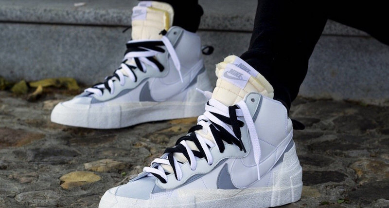 Sacai x Nike Blazer Mid White/Grey