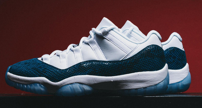 Air Jordan 11 Low "Blue Snakeskin"