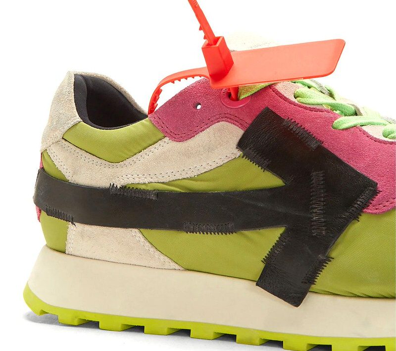 OFF-WHITE Green Arrow Runner Sneaker