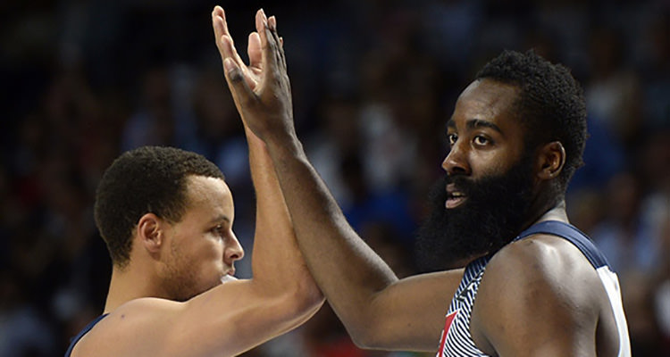 Steph Curry and James Harden