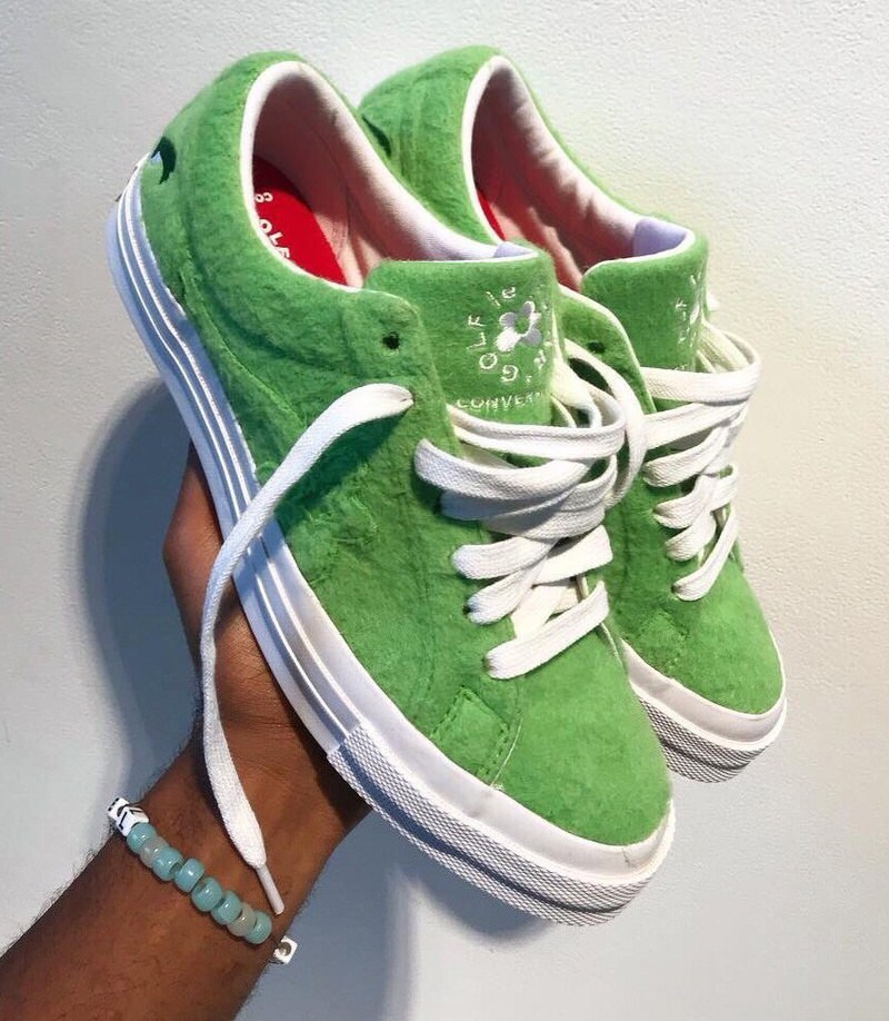 Golf le Fleur x Converse One Star "Grinch"