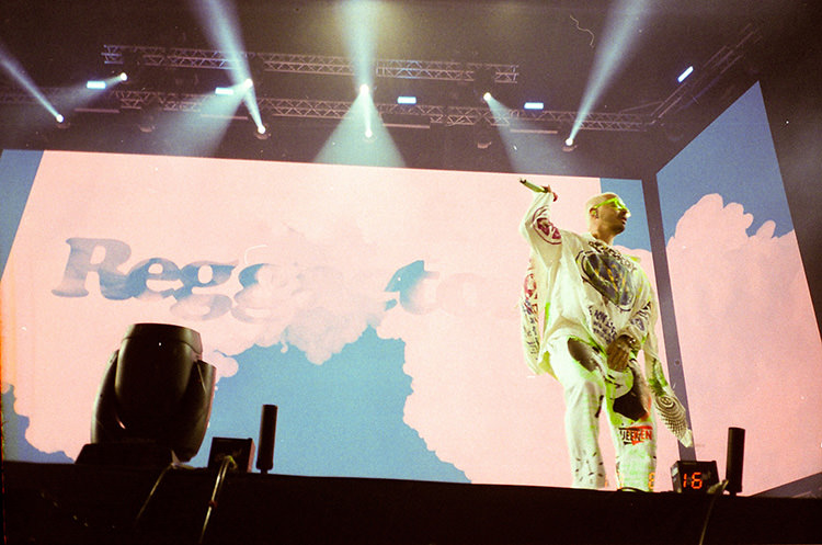 J Balvin performing at Baja Beach Fest