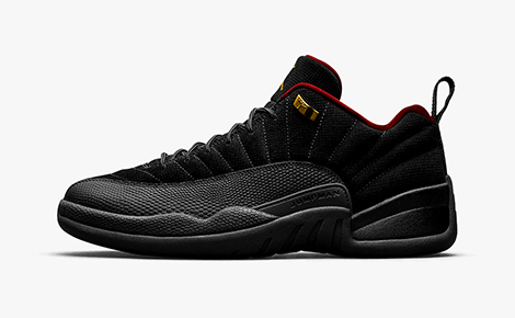 air-jordan-12-retro-low-black-metallic-gold-varsity-red-DC1059-001-release-date