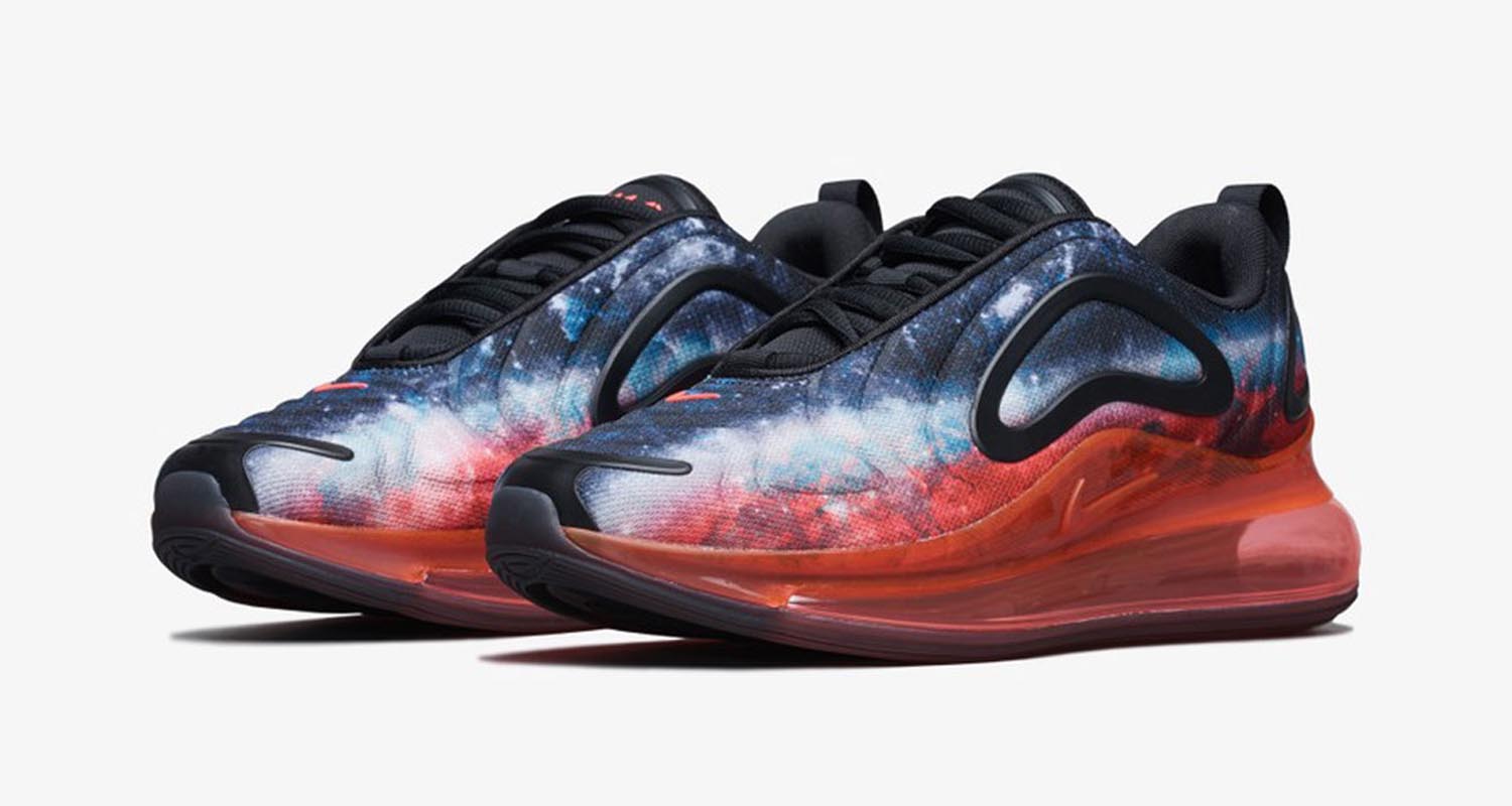 Nike Air Max 720 SE "Galaxy" Black/Flash Crimson CW0904-001