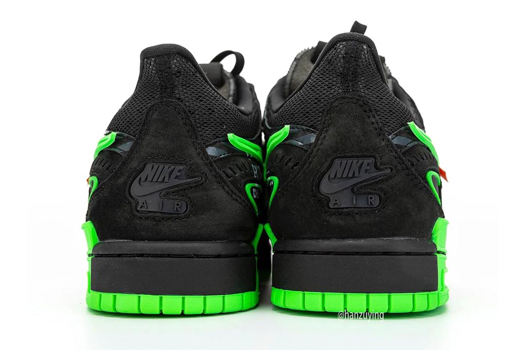 Off-White x Nike Air Rubber Dunk "Green Strike" CU6015-001