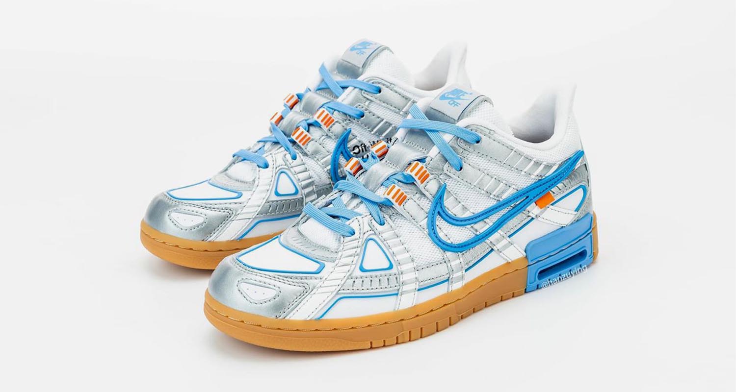 Off-White x Nike Air Rubber Dunk "University Blue" CU6015-100