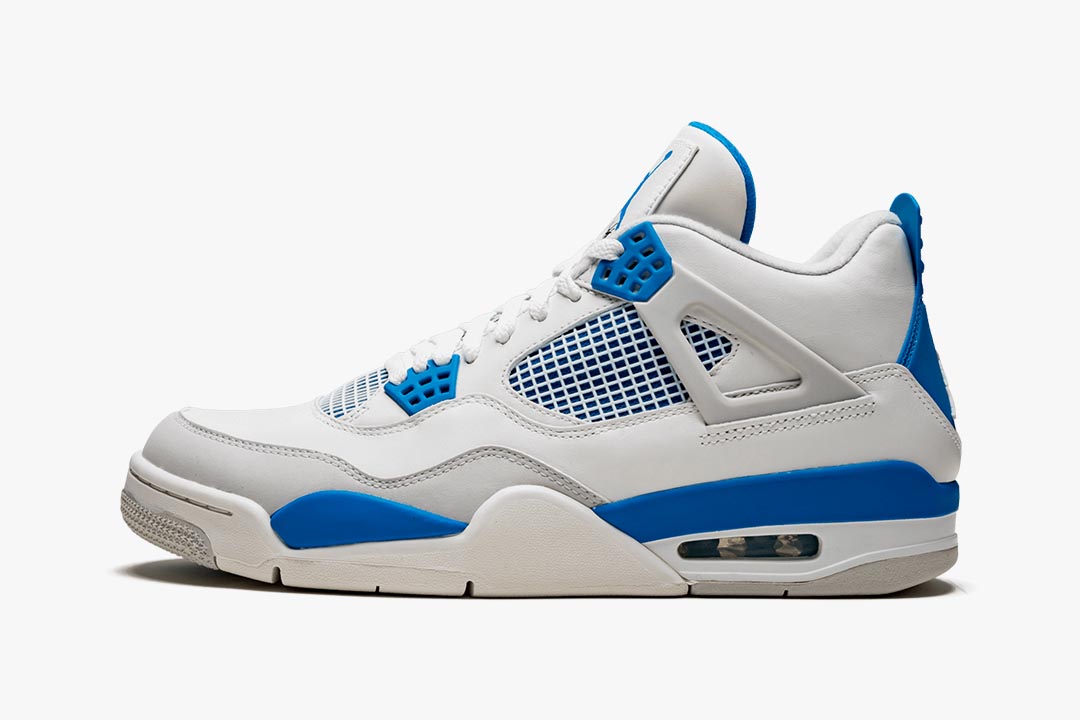 Air Jordan 4 Retro "Military Blue" 4369, 308497-141, 308497-105