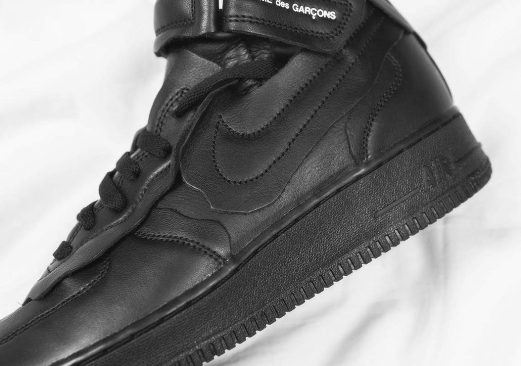 COMME-des-GARCONS-cdg-Nike-Air-Force-1-Mid-black-dc3601-001-release-date