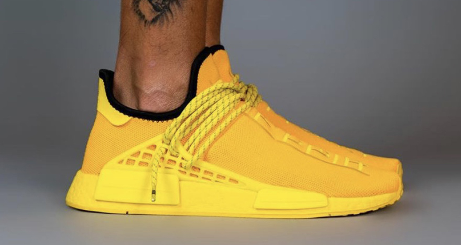 pharrell williams adidas nmd hu yellow