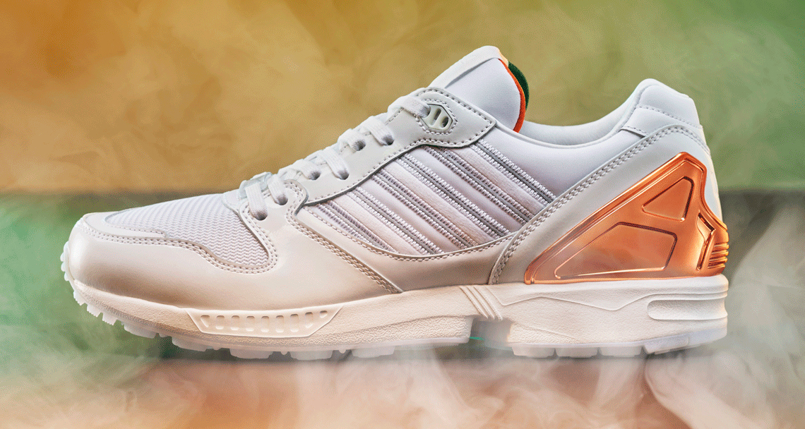 the university of miami adidas ZX 5000