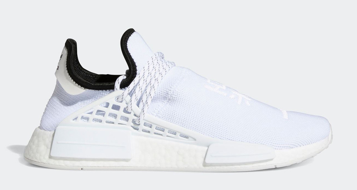 pharrell williams adidas nmd hu triple white