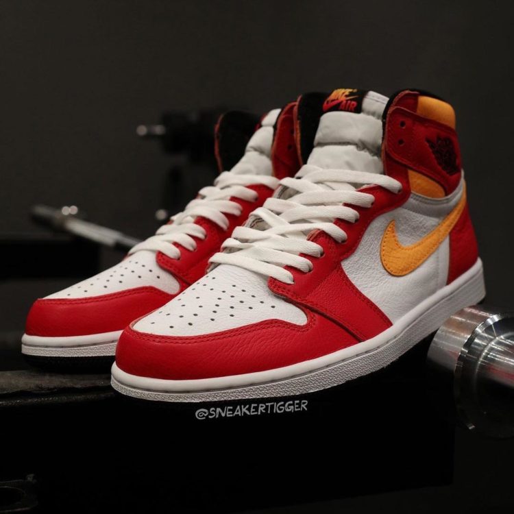 Air Jordan 1 Retro High OG "Light Fusion Red" 555088-603