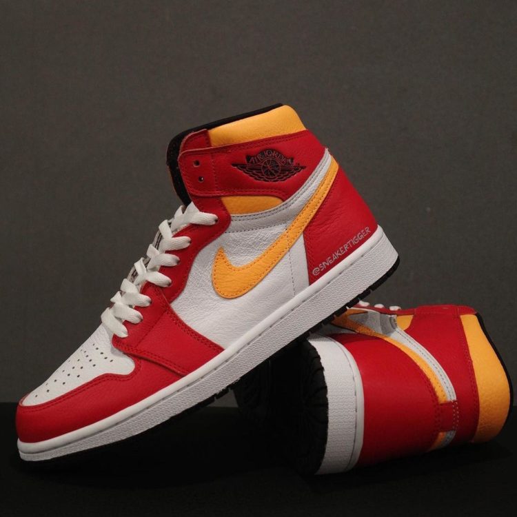 Air Jordan 1 Retro High OG "Light Fusion Red" 555088-603