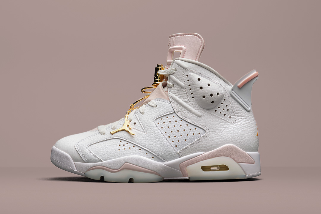 Air Jordan Retro 6 WMNS “Gold Hoops” DH9696-100