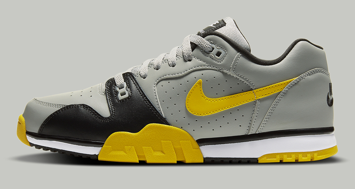 Nike Air Cross Trainer Low "Light Smoke Grey/Black/White/Speed Yellow" CQ9182-002