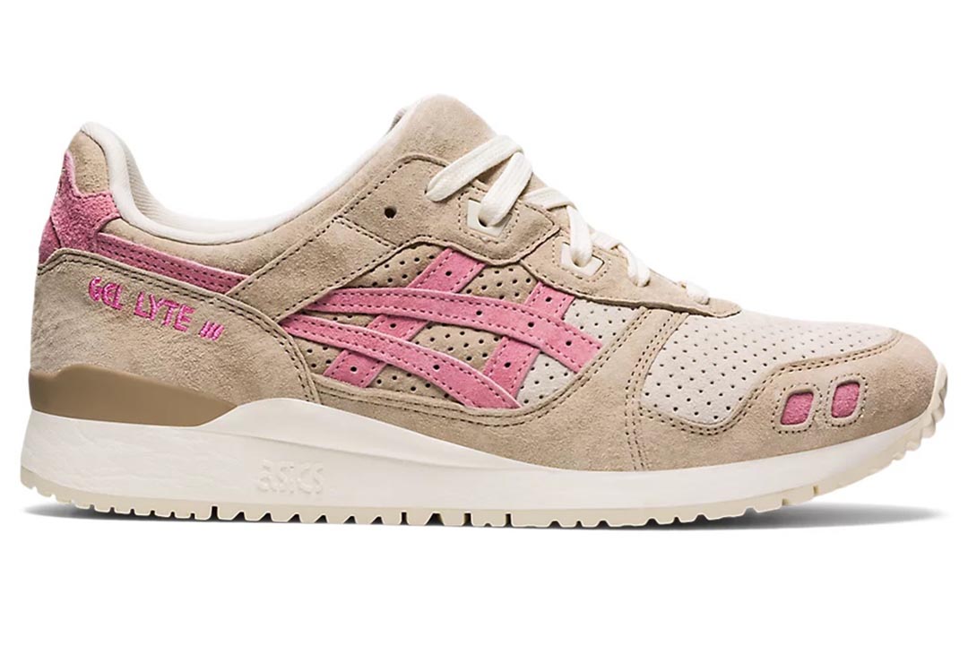 ASICS GEL-Lyte III "Kadomatsu" Wood Crepe / Plum Blossom 1201A164.200