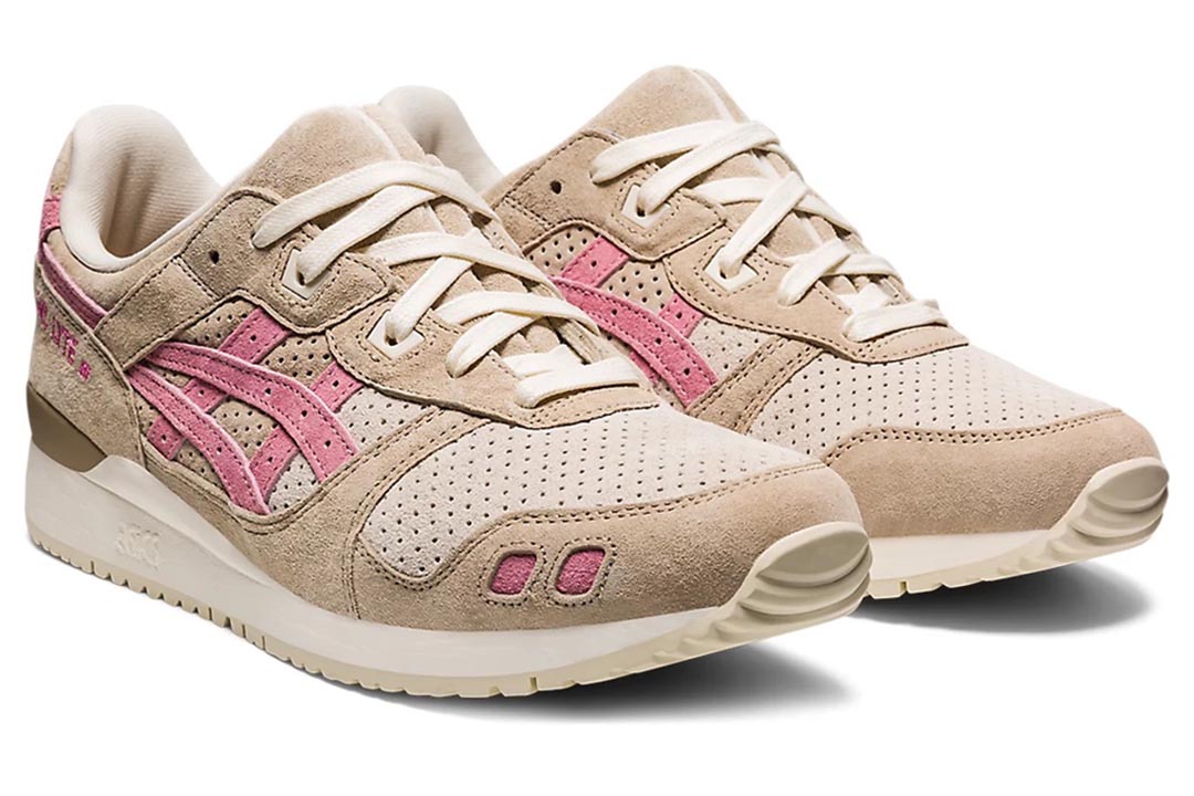 ASICS GEL-Lyte III "Kadomatsu" Wood Crepe / Plum Blossom 1201A164.200