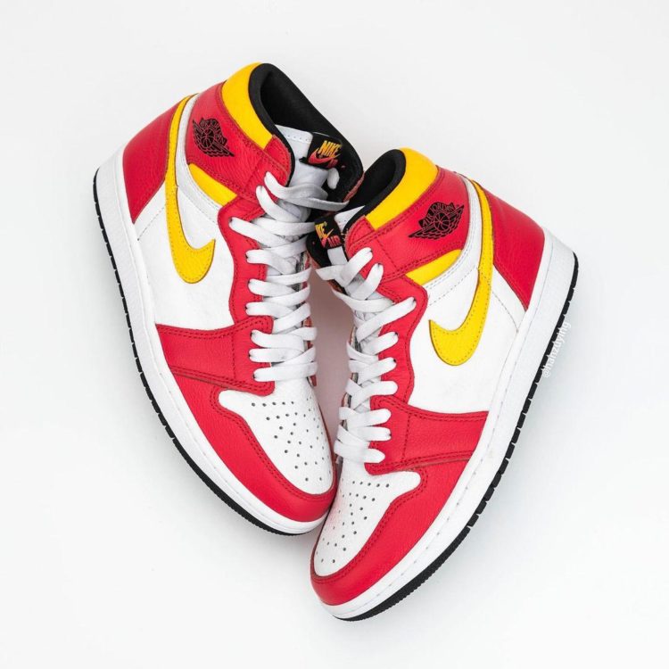 Air Jordan 1 Retro High OG "Light Fusion Red" 555088-603