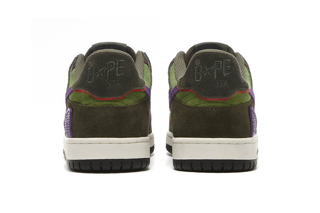 BAPE SK8 STA - DARK PURPLE & GREEN