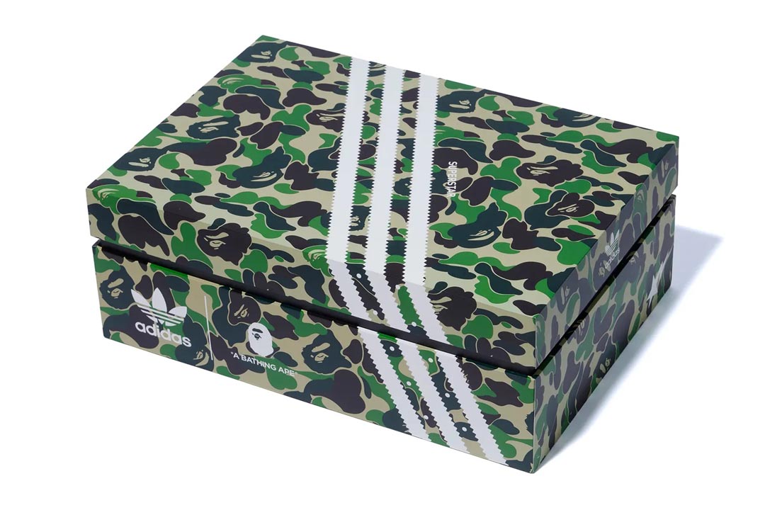 BAPE x adidas Superstar 80s Color Camo