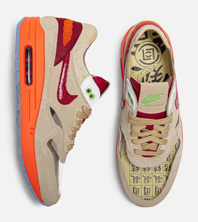 CLOT x Nike Air Max 1 "Kiss of Death" DD1870-100