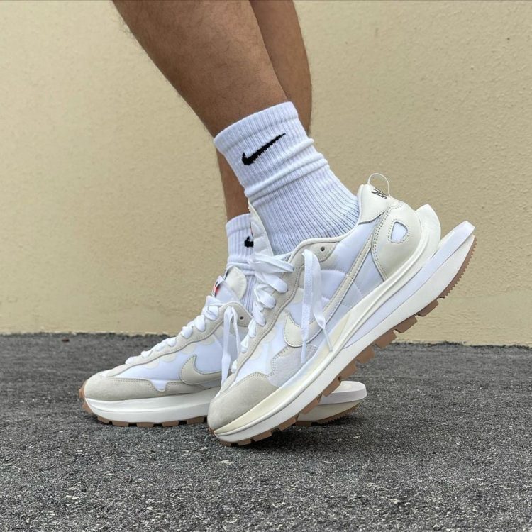 sacai x Nike VaporWaffle "White/Gum"