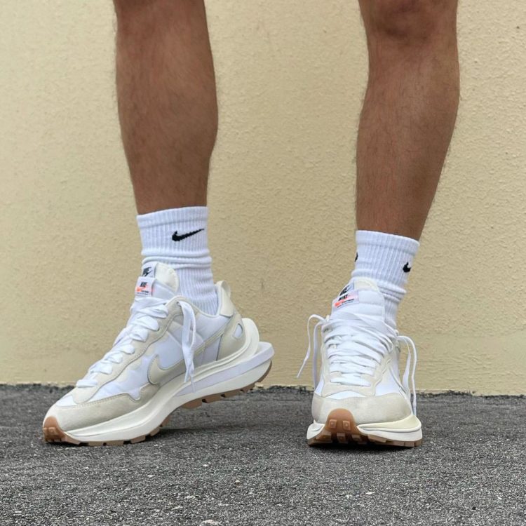 sacai x Nike VaporWaffle "White/Gum"