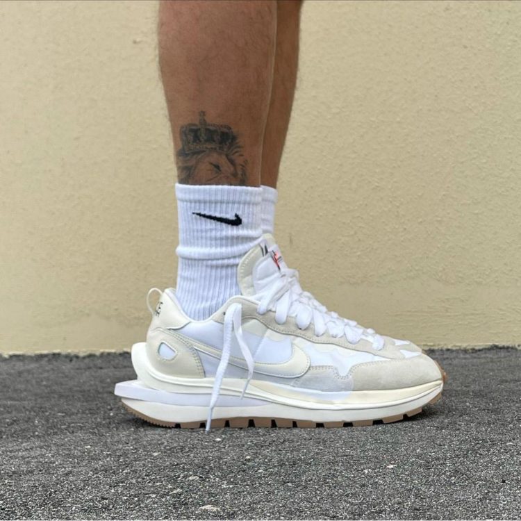 sacai x Nike VaporWaffle "White/Gum"