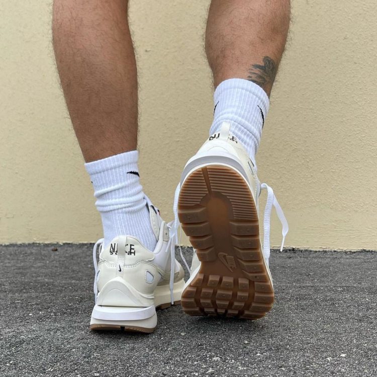 sacai x Nike VaporWaffle "White/Gum"