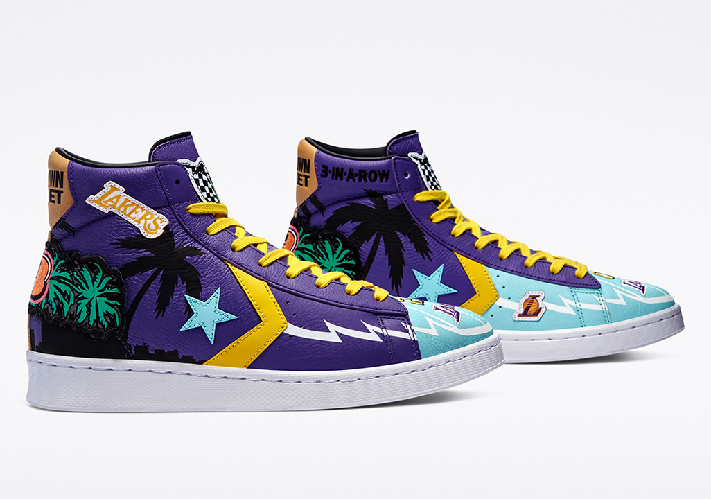 Chinatown Market x Converse Pro Leather "Lakers Championship Jacket" 171240C