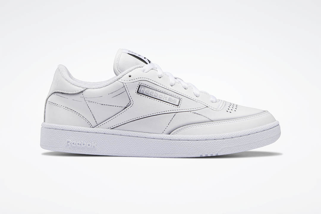 Maison Margiela x Reebok Club C Maison Margiela White