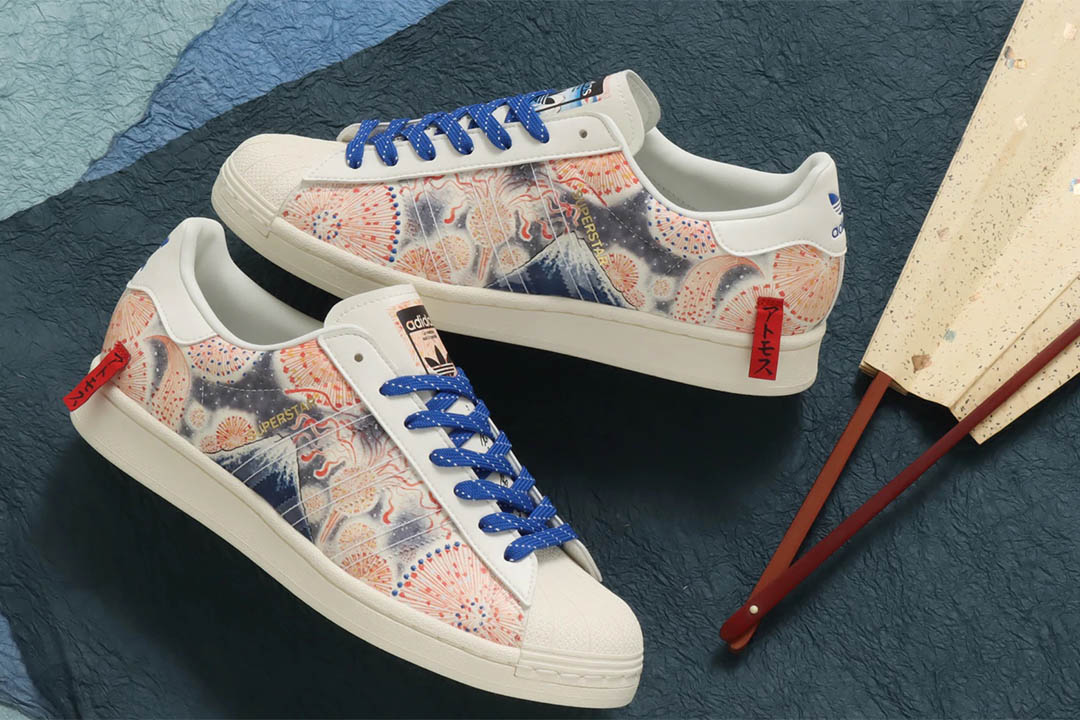 atmos x Three Tides Tattoo x adidas Superstar "Mt. Fuji" GX7791