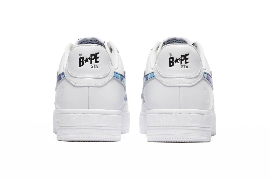 BAPE BAPE STA WHITE ABC CAMO GREEN 001FWH201045_BLU