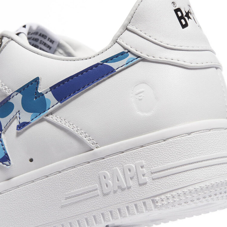 BAPE BAPE STA WHITE ABC CAMO GREEN 001FWH201045_BLU