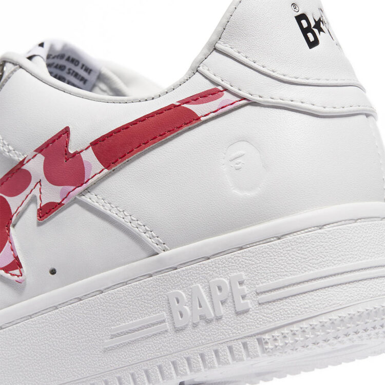 BAPE BAPE STA WHITE ABC CAMO PINK 001FWH201045_PNK