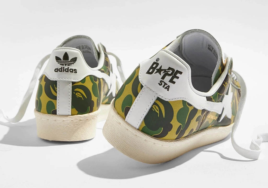 BAPE x adidas Superstar “Green Camo” GZ8981