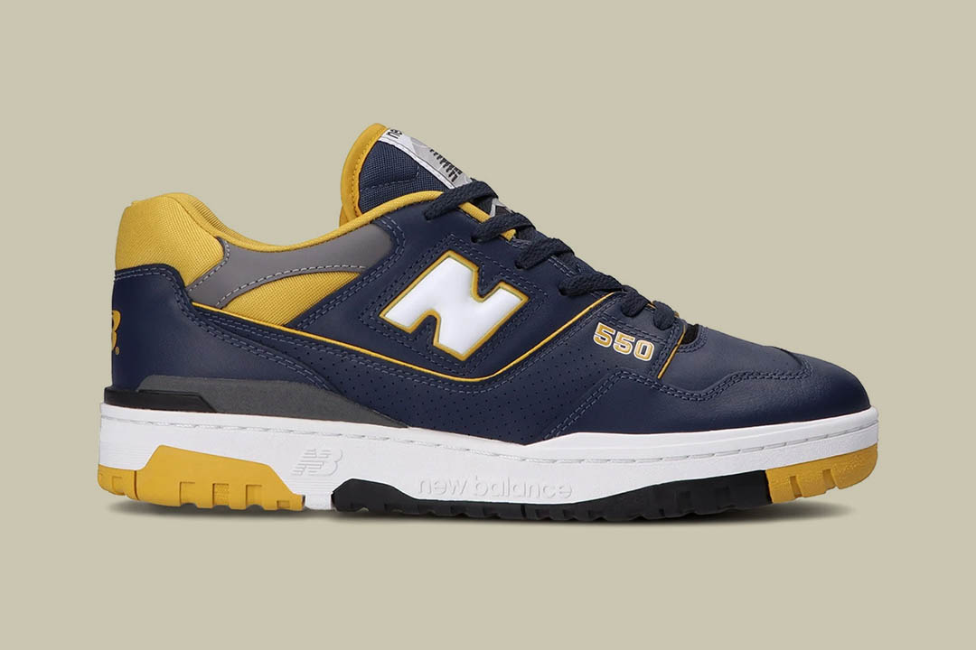 New Balance 550 Navy/Yellow BB550MA1