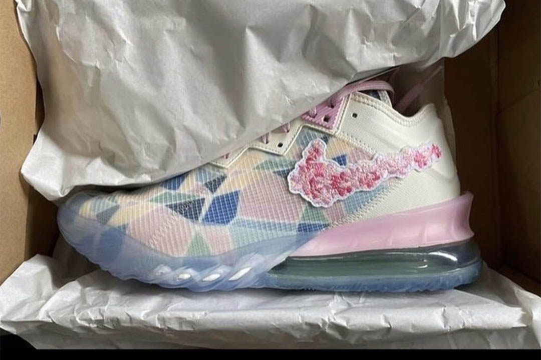 atmos x Nike LeBron 18 Low "Sakura"