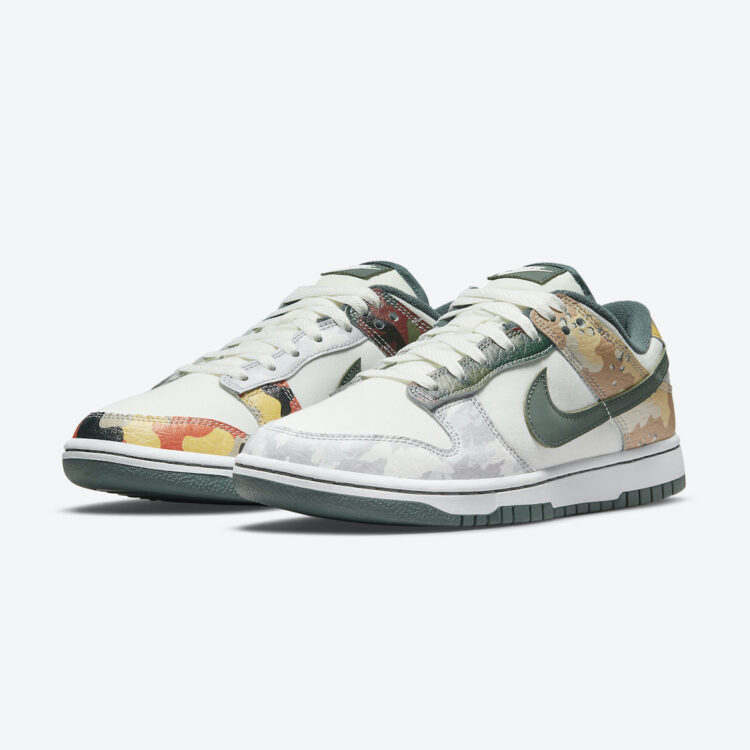 Nike Dunk Low “Sail Multi Camo” DH0957-100