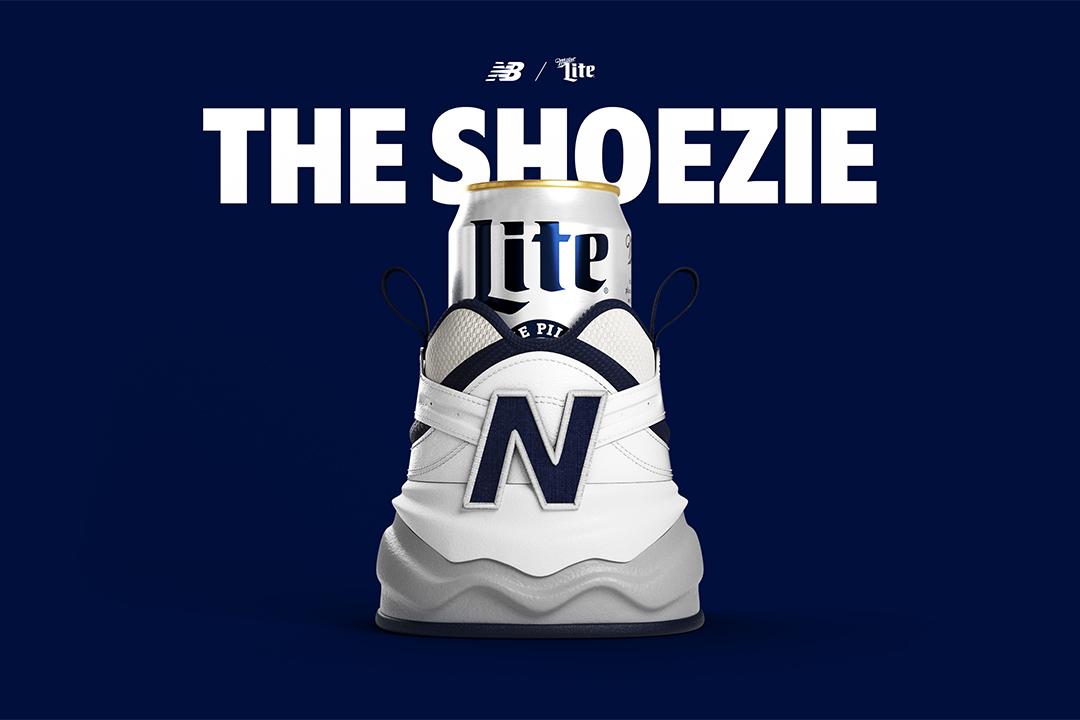 Miller Lite x New Balance Shoezie