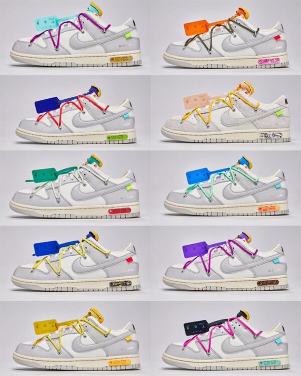 Off-White x Nike Dunk Low "Dear Summer" Lots 11-20, Lots 31-40, Lots 41-50