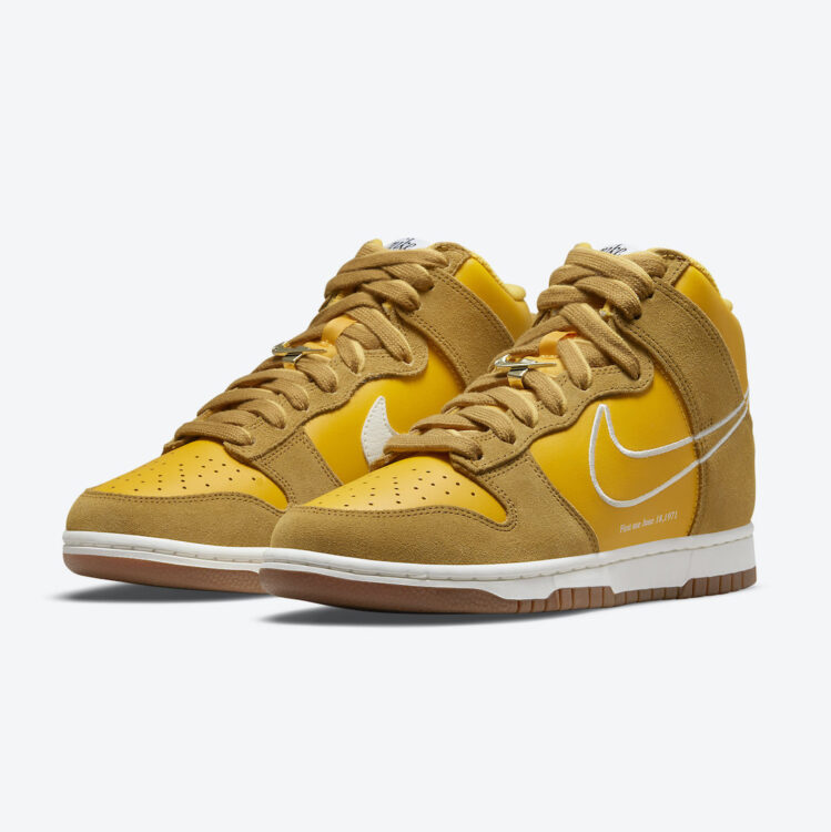 Nike Dunk High “First Use” “University Gold” DH6758-700