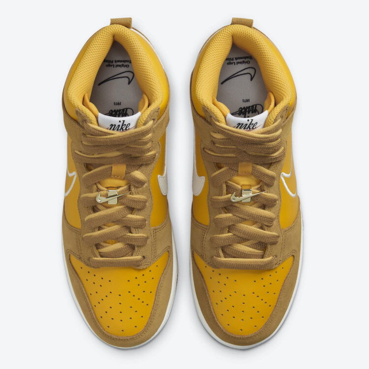 Nike Dunk High “First Use” “University Gold” DH6758-700