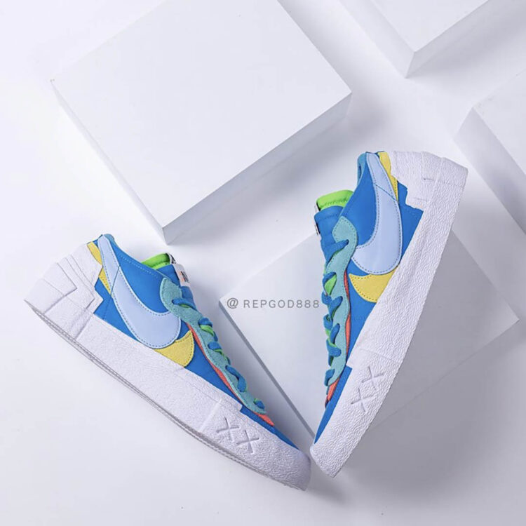 Kaws x Sacai x Nike Blazer Low DM7901-400