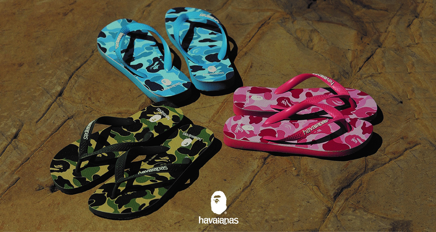 BAPE x havaianas